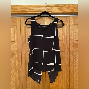 Express split back tank top